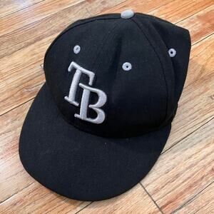 Tampa Bay Rays‎ Black Fitted MLB Baseball Cap New Era